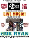 The weather is getting better and so is Erik Ryan's rock & roll show! Over 150 songs strong - the best of new radio pop, variety classic rock & originals every Sunday night 7 till 11pm at Ten Mile House in Affton! Come out for a great night of fun and still be home in time for Jay Leno! Ten Mile House is located at 9420 Gravois Rd. zip 63123 call 314-638-9082. Where else can you find live music (guitar & vocals)in Affton on a Sunday night? No cover charge at this event!